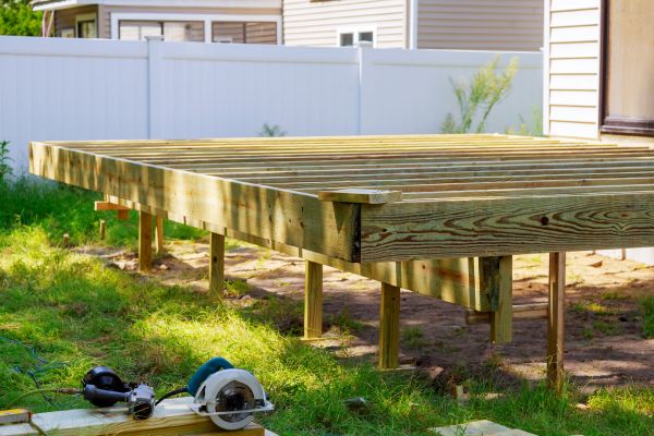 Elevated Deck Installation in Casper