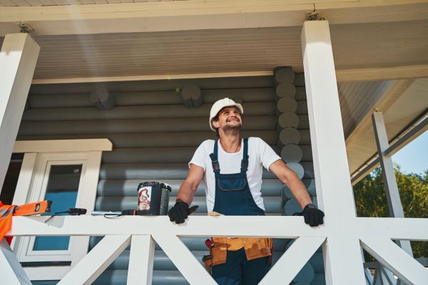 Porch Ceiling Construction in Casper