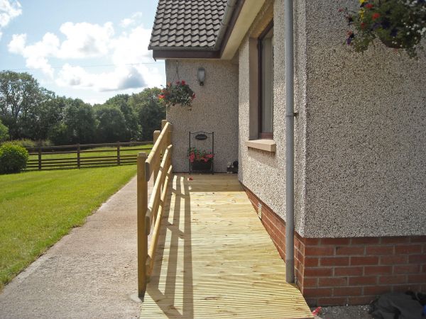 Hardwood Ramp Installation in Casper