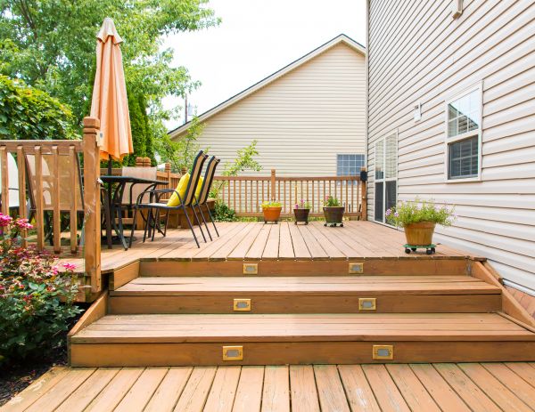 Wooden Patio Installation in Casper