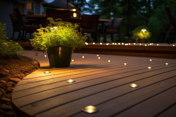 Ground Level Deck Construction in Casper